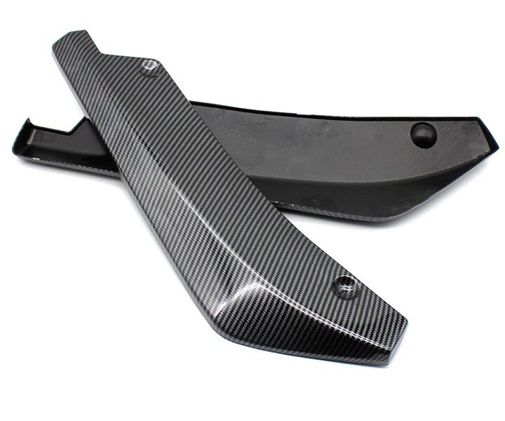 Spojler zderzaka/splittery rozmiar 345x350mm carbon