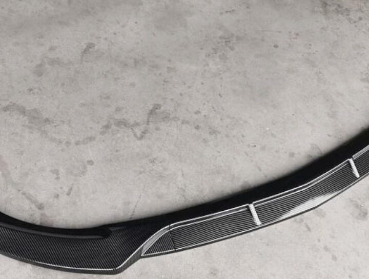 Spojler przedniego zderzaka Mercedes W213 16-19, carbon