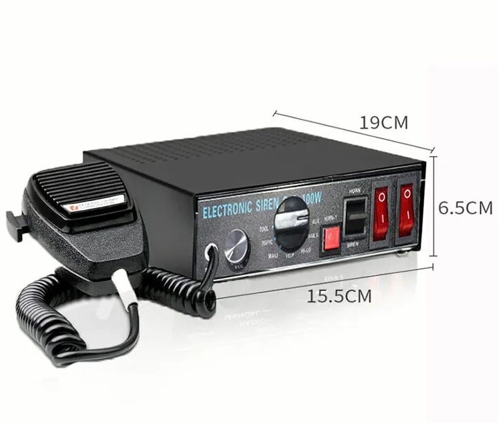Sygnał 9 ton z mikrofonem 200W