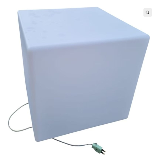 Kwadratowa lampa LED z pilotem 50*50*50cm wew/zew lampa na taras