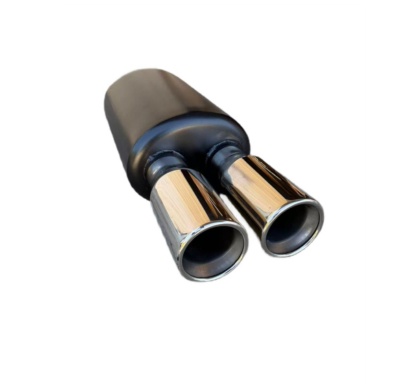 Tłumik sportowy podwójny 2 x DIA 75mm stal nierdzewna